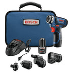 Bosch Refurbished Cordless Drill Driver 12V 2Ah 265In-Lbs 1300RPM 5 Piece - GSR12V-140FCB22