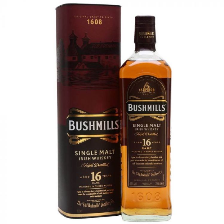 Bushmills 16 Year Irish Single Malt Whiskey