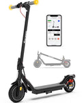 5TH WHEEL Electric Scooter With Turn Signals, 300W, 8.5 in Solid Tires, 18 mph, 12 Miles, Black - W16S