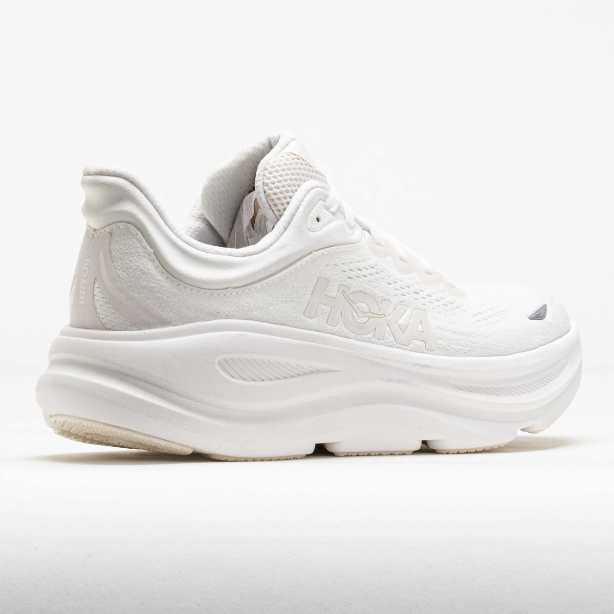 Women's Running Shoes, White/White - Bondi 9