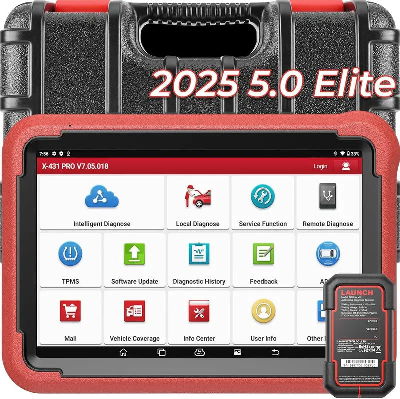LAUNCH Advanced Scan Tool With CANFD Support, 37+ Reset Functions - X431 V+ 5.0