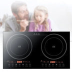 Portable Dual Induction Cooktop Countertop Hot Plate - 2400W