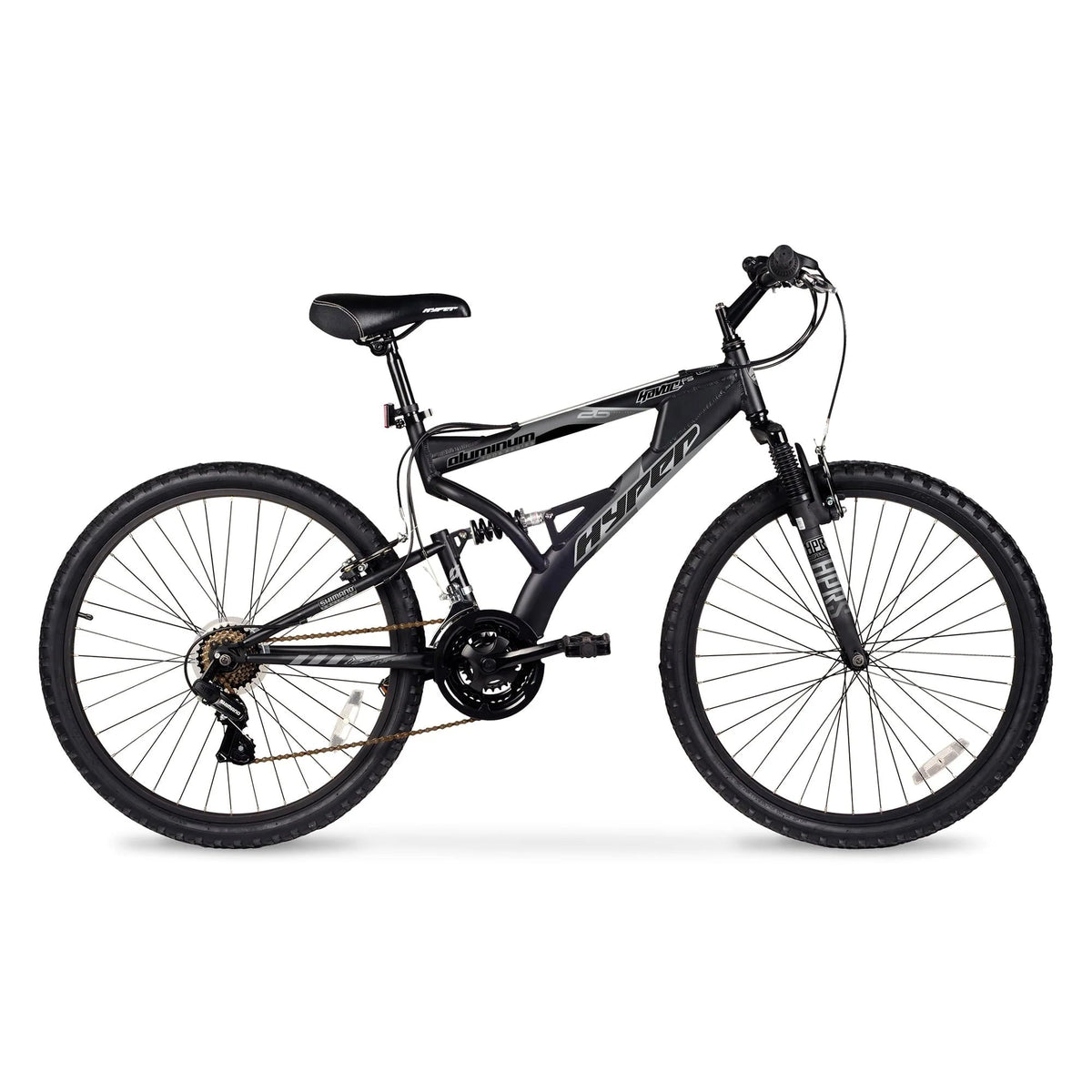 Hyper Bicycles Men's Havoc Mountain Bike, 26 inch, 21 Speed, Black