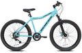 Genesis Vallaro Women's Aluminum Mountain Bike, 26-inch, Light Blue