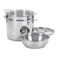 Cuisinart Chef's Classic 4-Piece 12-Quart Stainless Steel Pasta/Steamer Set - 77-412P1