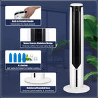 Costway 3-In-1 Evaporative Air Cooler Portable Tower Fan Humidifier 41in White