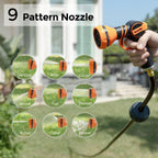 Giraffe Tools Retractable Garden Hose Reel 1/2 Inch x 155 ft With 5 ft Leader Hose