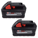 Milwaukee M18 Redlithium High Output XC 6 Ah Lithium-Ion Battery 2-Pack - 48-11-1862