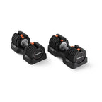 NordicTrack Select-A-Weight Adjustable Dumbbell Set, 55 lb Pair - Easy Dial-Select Mechanism