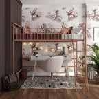 Better Homes & Gardens Twin Metal Loft Bed, Rose Gold - Kelsey