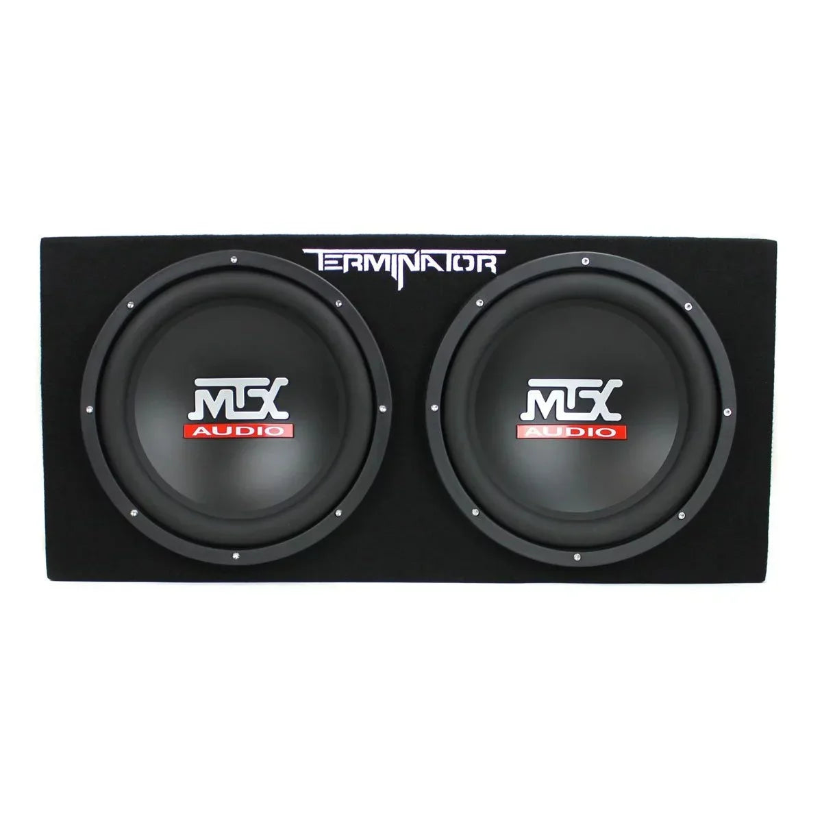 MTX Dual Loaded Subwoofer Enclosure, 12-Inch, 1200-Watt, 4 Pack - TNE212D