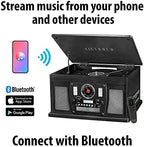 Victrola 8-in-1 Bluetooth Record Player With Built-In Speakers And Wireless Streaming