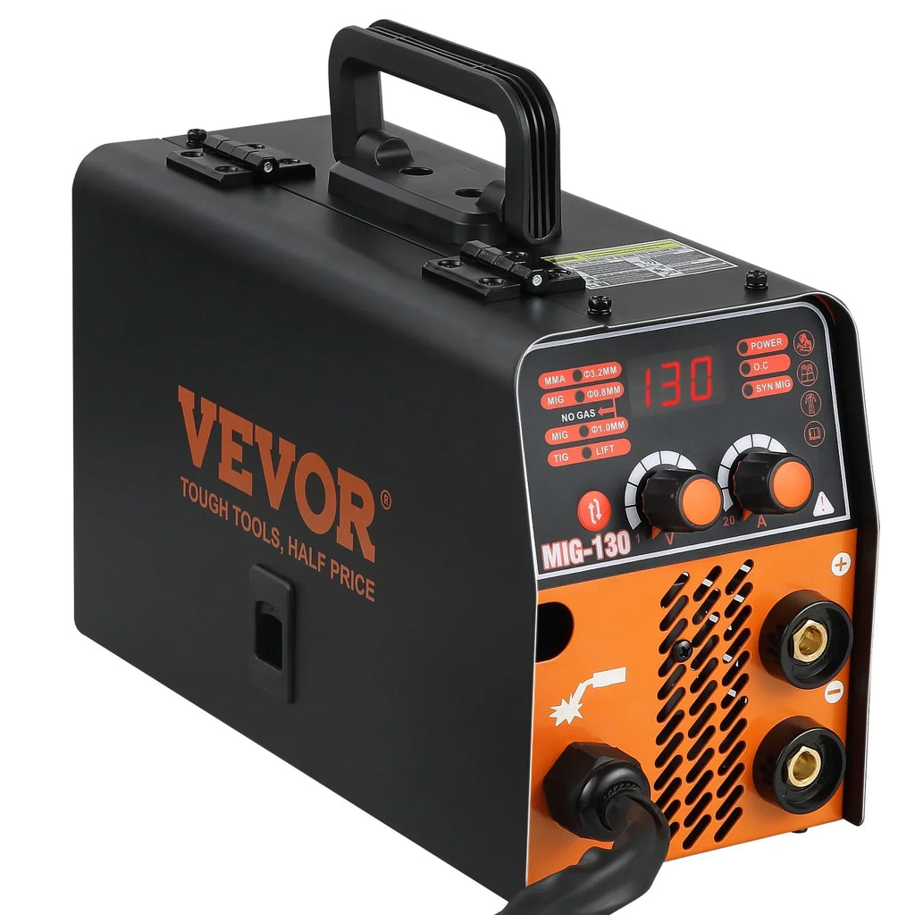 BENTISM MIG Welder Welding Machine 130A Flux Core 3-in-1 MMA/MIG/Lift TIG Welder