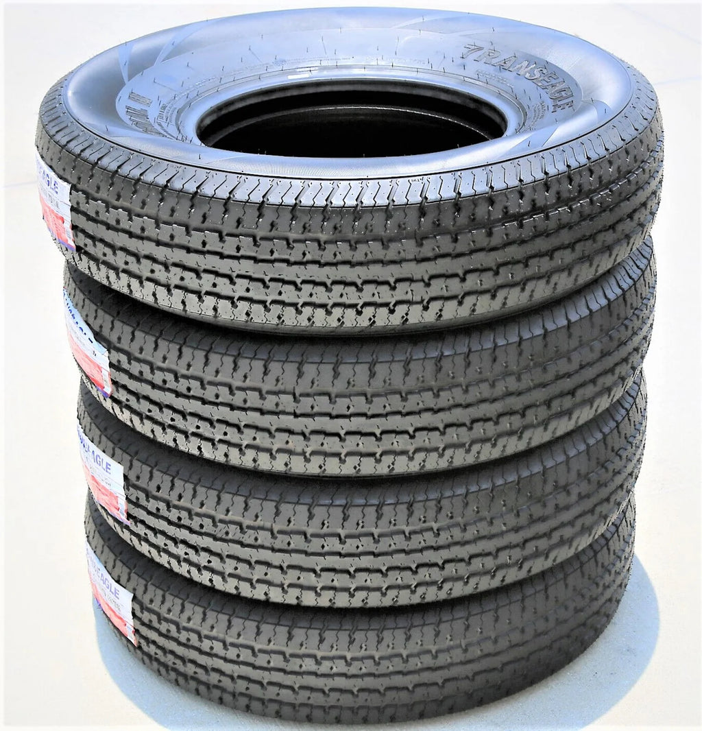 Transeagle ST Radial II Steel Belted Trailer Tires, ST205/75R15 107/102L Load Range D 8 Ply - Pair of 2
