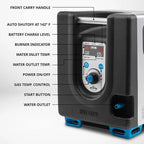 Portable Propane Water Heater And Shower Pump With LCD Display And Carry Case