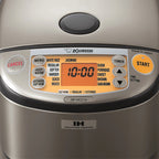 Zojirushi Induction Heating Rice Cooker And Warmer, 5.5-Cup, Dark Gray - NP-HCC10XH