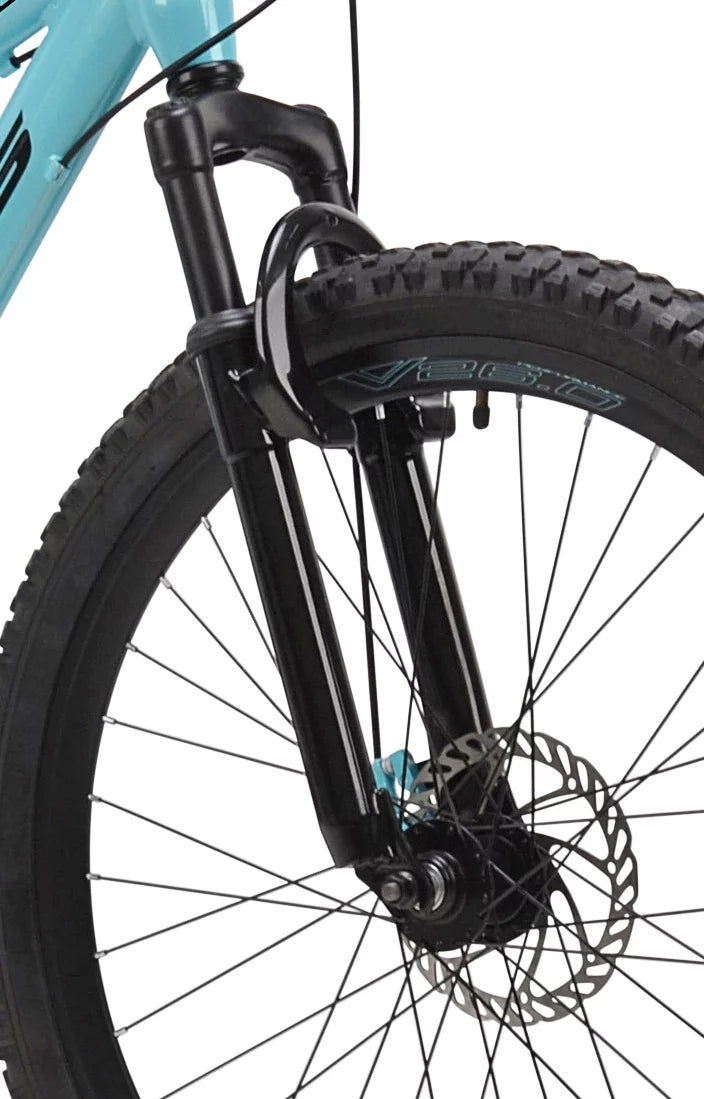 Genesis Vallaro Women's Aluminum Mountain Bike, 26-inch, Light Blue