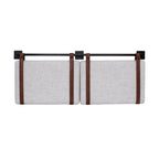 Wall-Mount Upholstered Headboard With Metal Rail - Twin, Queen & King
