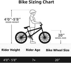 WEIZE Freestyle BMX Bike 20 Inch With 360 Degree Rotor