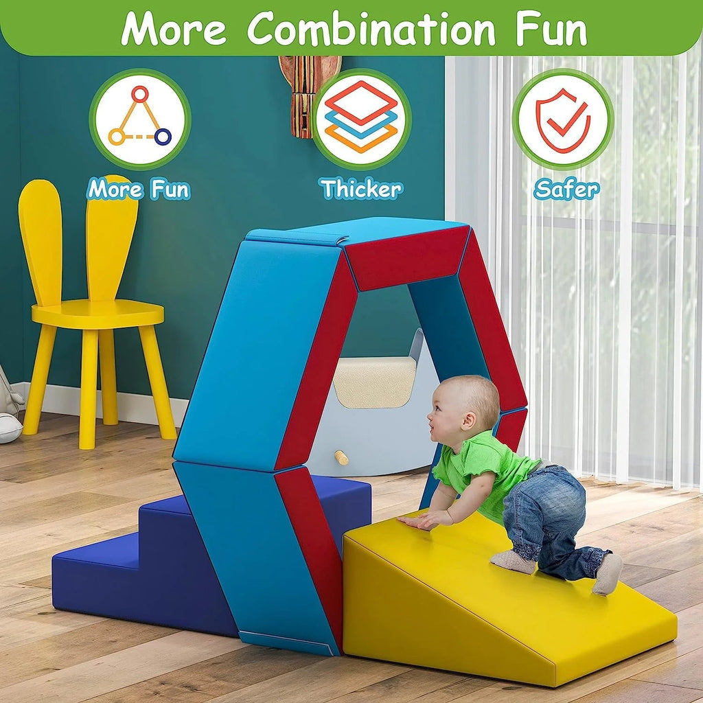 Tolead Soft Foam Crawling And Sliding Block Ball Pit Climbing Toys For Toddlers