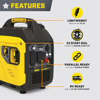 Champion Power Equipment 4000-Watt RV Ready Portable Inverter Generator With Quiet Technology And CO Shield