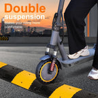 Electric Scooter With Solid Tires And Dual Braking - 350W/500W