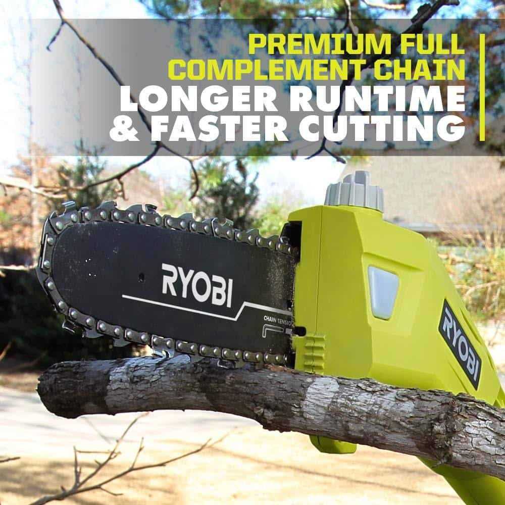 RYOBI 40V 10 in. Cordless Battery Pole Saw With 2.0 Ah Battery And Charger