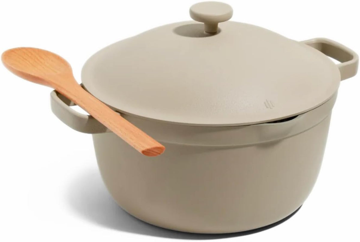 Our Place Perfect Pot 5.5 Qt Ceramic Pot With Lid And Spatula, Steam