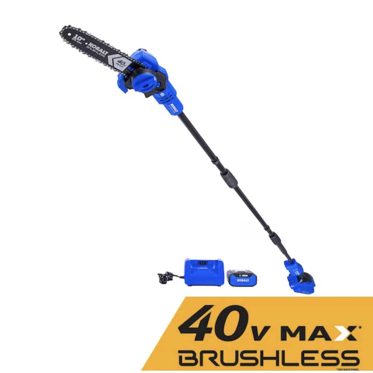 Kobalt Gen4 40-Volt 10-in Cordless Electric Pole Saw 2 Ah - KPS 1040A-03