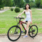 CamPingSurvivals 26 in Lightweight Explorer Mountain Bike, 21-Speed, Red/Black
