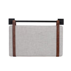 Wall-Mount Upholstered Headboard With Metal Rail - Twin, Queen & King