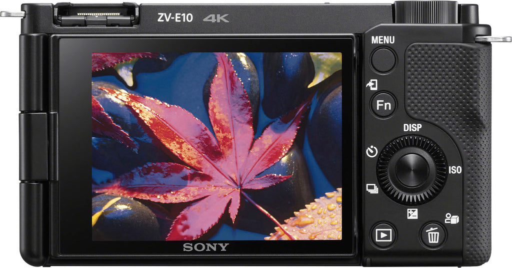 Sony Mirrorless Vlog Camera Body Only Black - Alpha ZV-E10