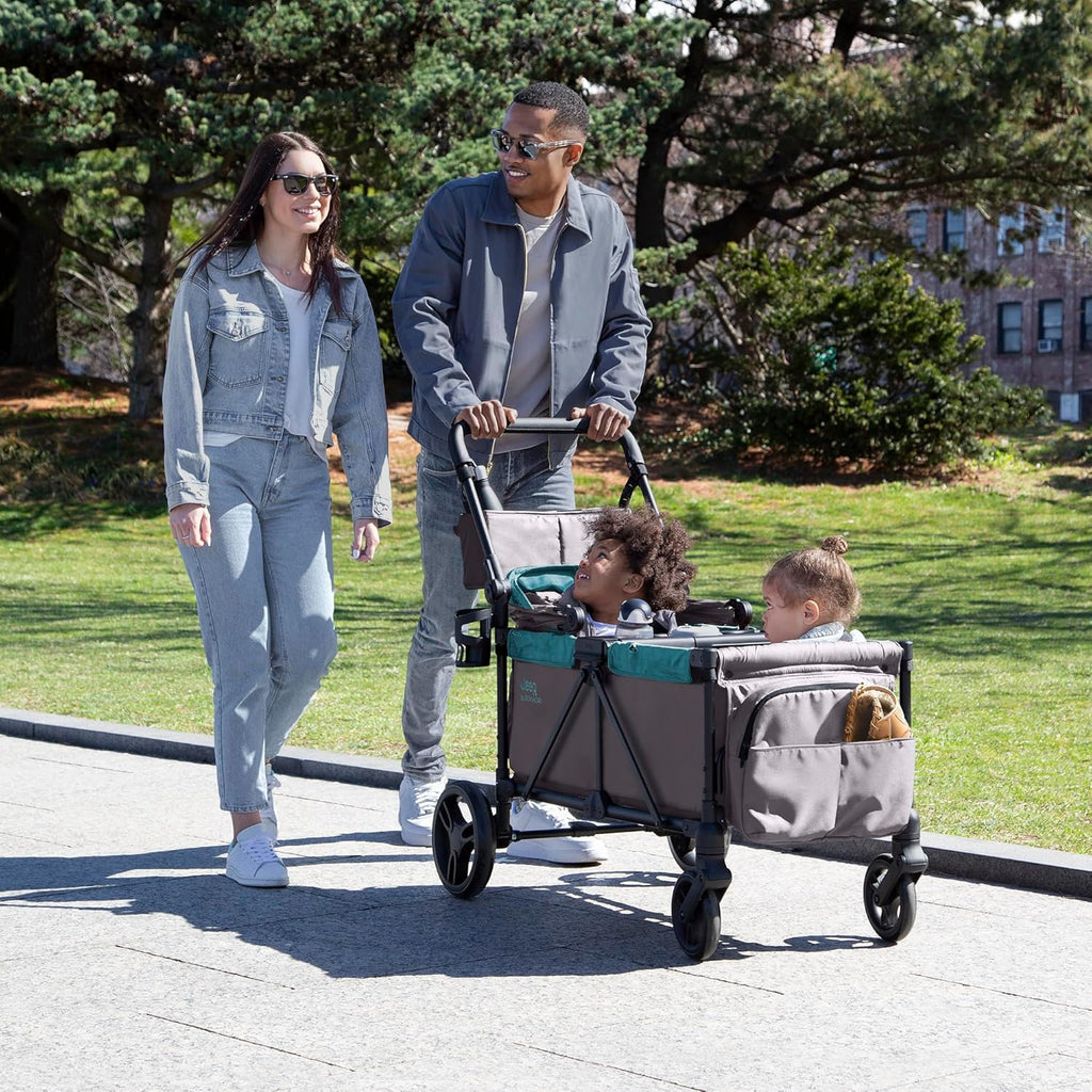 Jeep Sport All-Terrain Stroller Wagon With Canopy And Parent Organizer