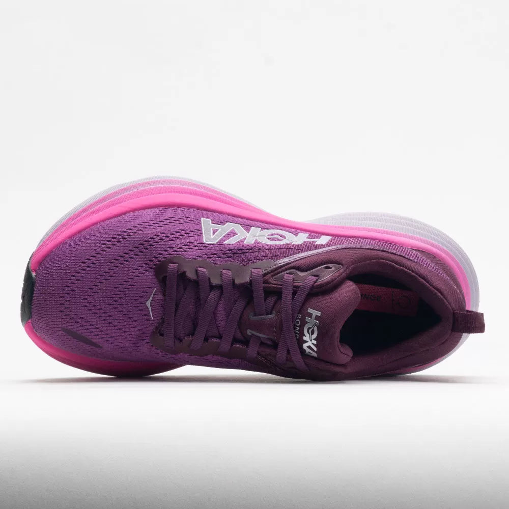 Women's Running Shoes Beautyberry/Grape Wine - Bondi 8