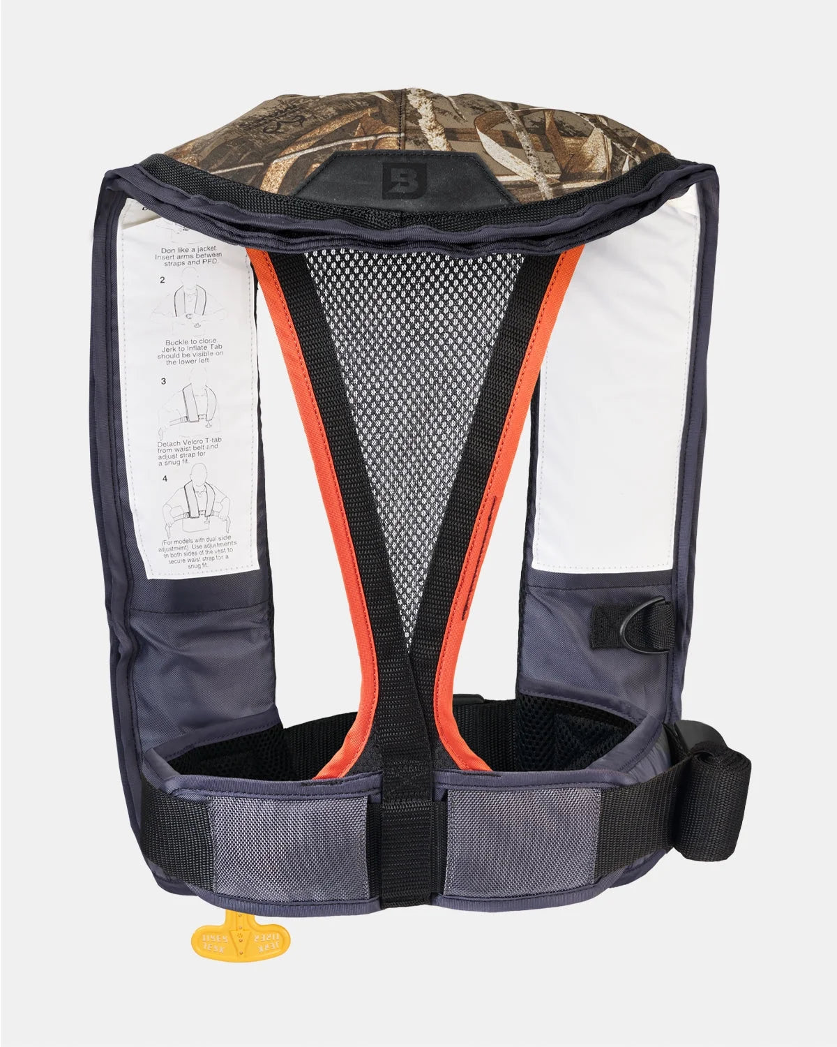 Bluestorm Gear Atmos 40 Automatic/Manual Inflatable PFD Life Jacket for Adults - Realtree Max5 Camo