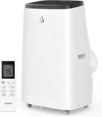 BLACK+DECKER Portable Air Conditioner 14,000-BTU 3-Speed 1,250-Watt With Remote - BPP10WTB