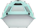 Large Pop Up Beach Tent Sun Shelter, 5-6 Person, 98.4in L x 55in D x 58in H