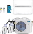 MRCOOL Multi-Zone DIY 2-Zone Ductless Heat Pump - White