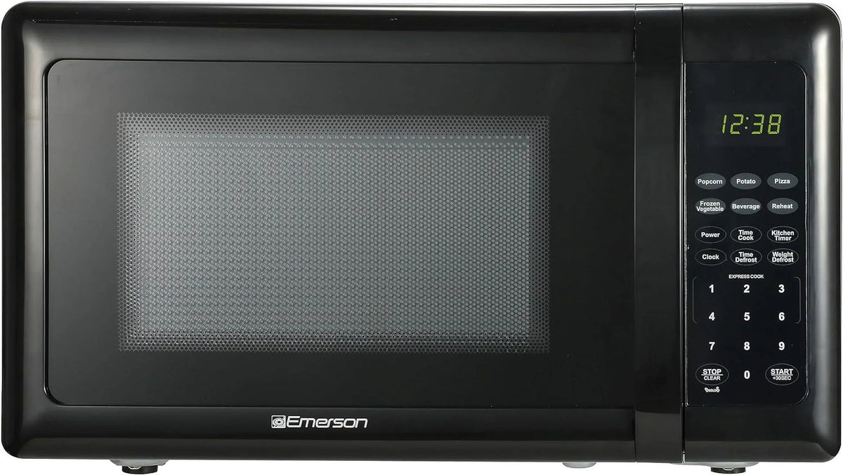 Compact Countertop Microwave Oven, 0.7 Cu. Ft., 700W, Black
