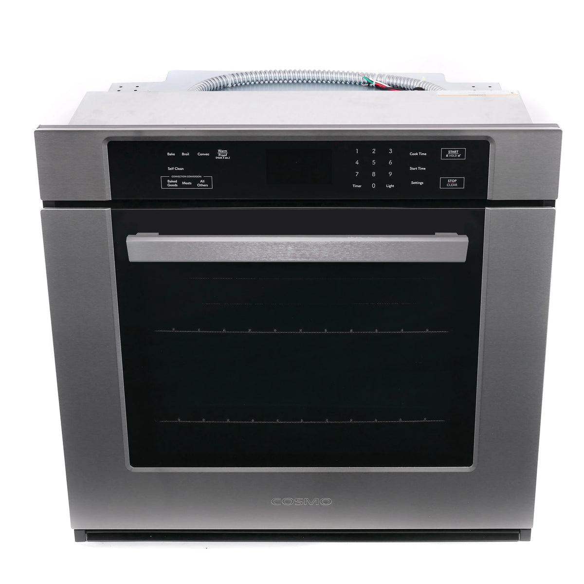 30 in. 5 cu. ft. Single Electric Wall Oven With True European Convection And Self Cleaning In Stainless Steel