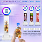 Portable iPad Photo Booth With 29in LCD Screen, RGB Ring Light, Remote Control And Flight Case