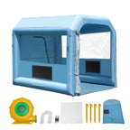 KFFKFF Portable Inflatable Spray Shelter 9.8 x 8.2 x 8.2 ft With 550 W Blower And Filtration System - GZYJXKF03