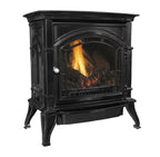 Ashley Hearth Vent-Free Natural Gas Stove, Black, 1000 sq ft, 31000 BTUs - AGC500VFN