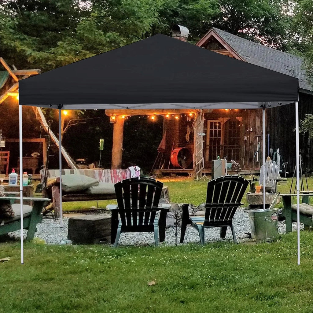 GVDV 10x10 ft Easy Pop Up Outdoor Canopy Tent - Blue