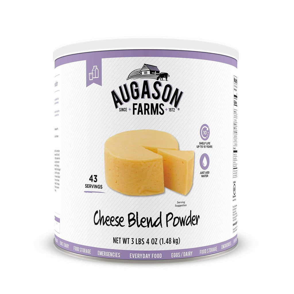 Augason Farms Cheese Blend Powder, Certified Gluten Free, #10 Can