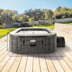 INTEX PureSpa Greystone Deluxe Spa Set, 6 Person, 77 x 77 x 28 in - 28451EP