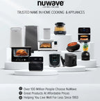 Nuwave Brio 8 Qt Air Fryer, 1800W, 50-400F Temperature Controls