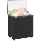 WANAI 5 Cu Ft Chest Freezer - Black