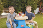 Little Tikes Easy Store Kids Picnic Table With Umbrella, 42.00 in L x 38.00 in W x 19.75 in H, Ages 2+