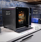 GE Profile Smart Indoor Pellet Smoker With Active Smoke Filtration, 5 Smoke Settings, WiFi Connected - Black